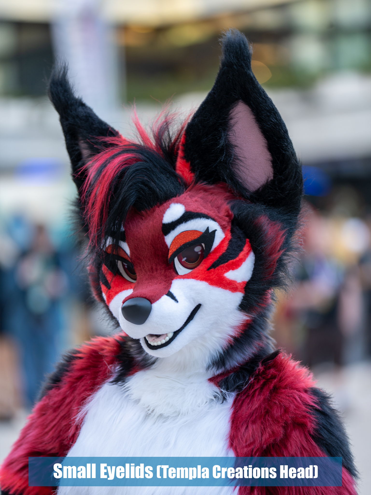 Fursuit Glitter Eyelids - Fits Most Fursuits