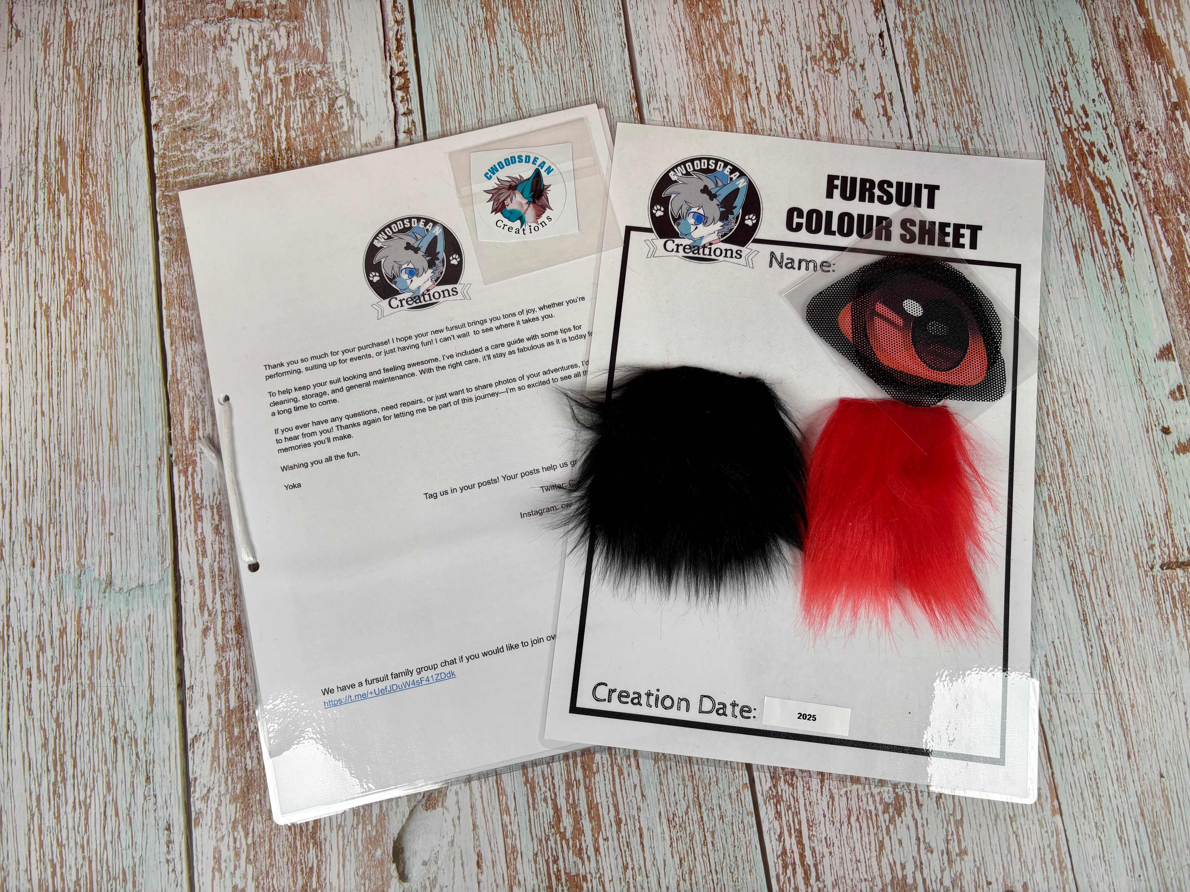 Puppy Mask - Red & Black