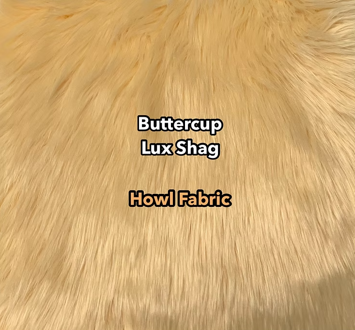 Buttercup Luxury Shag Faux Fur - Howl Fabrics