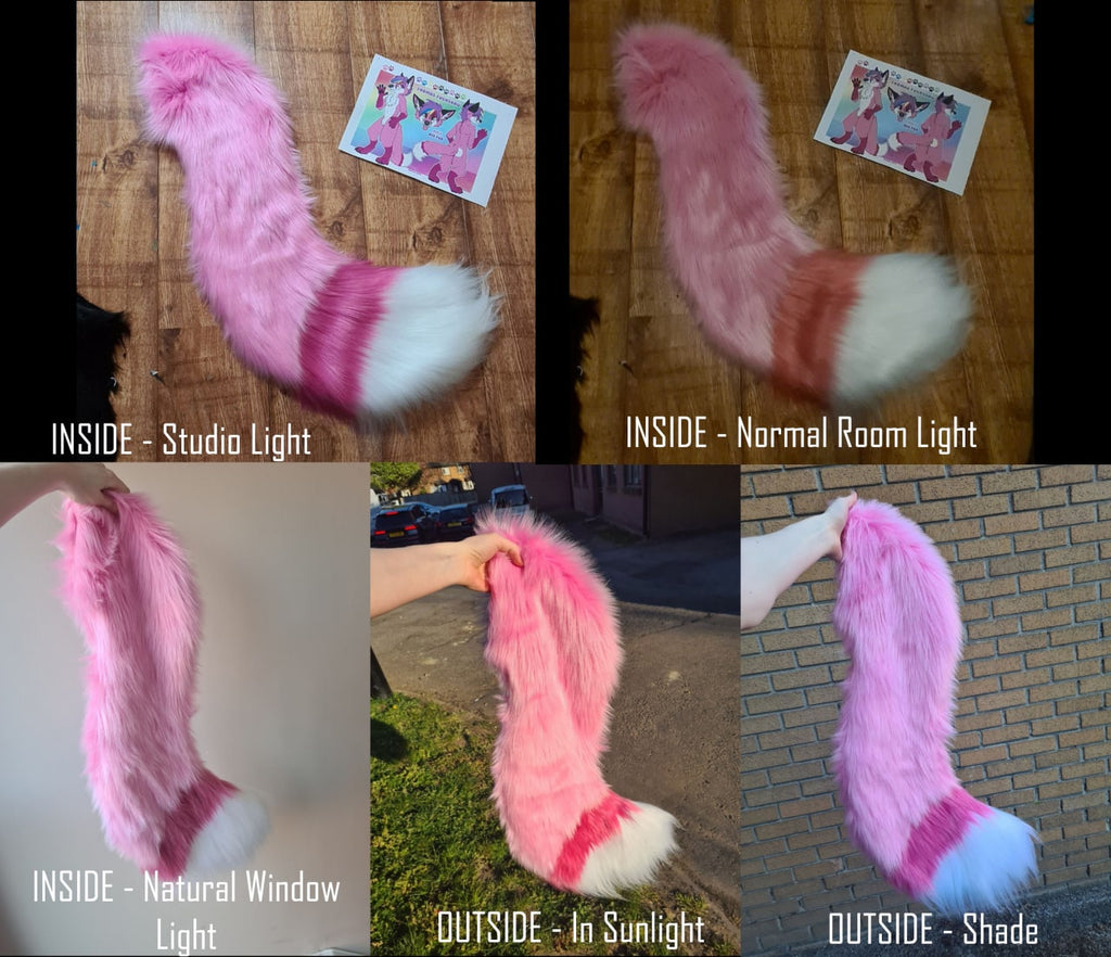 Ruby Pink Mongolian  - mohairbearmakingsupplies.co.uk