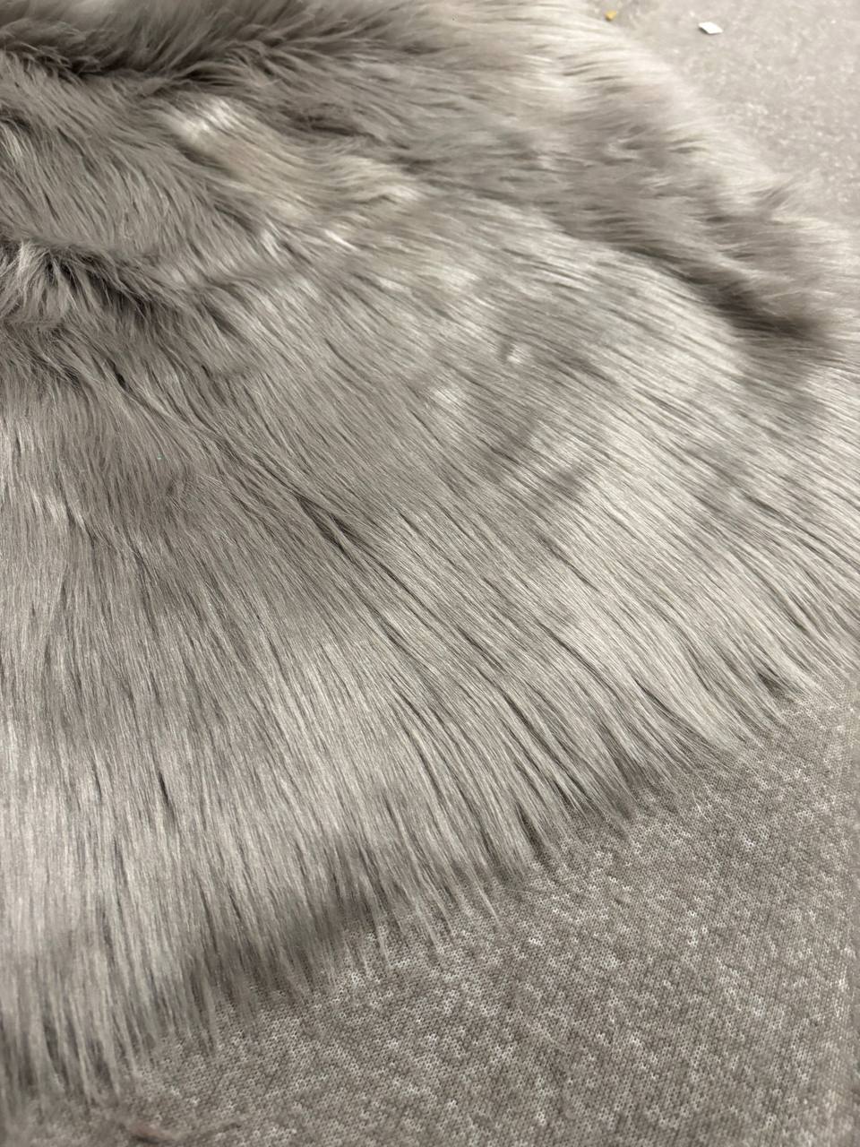 Grey Luxury Shag Faux Fur - Howl Fabrics
