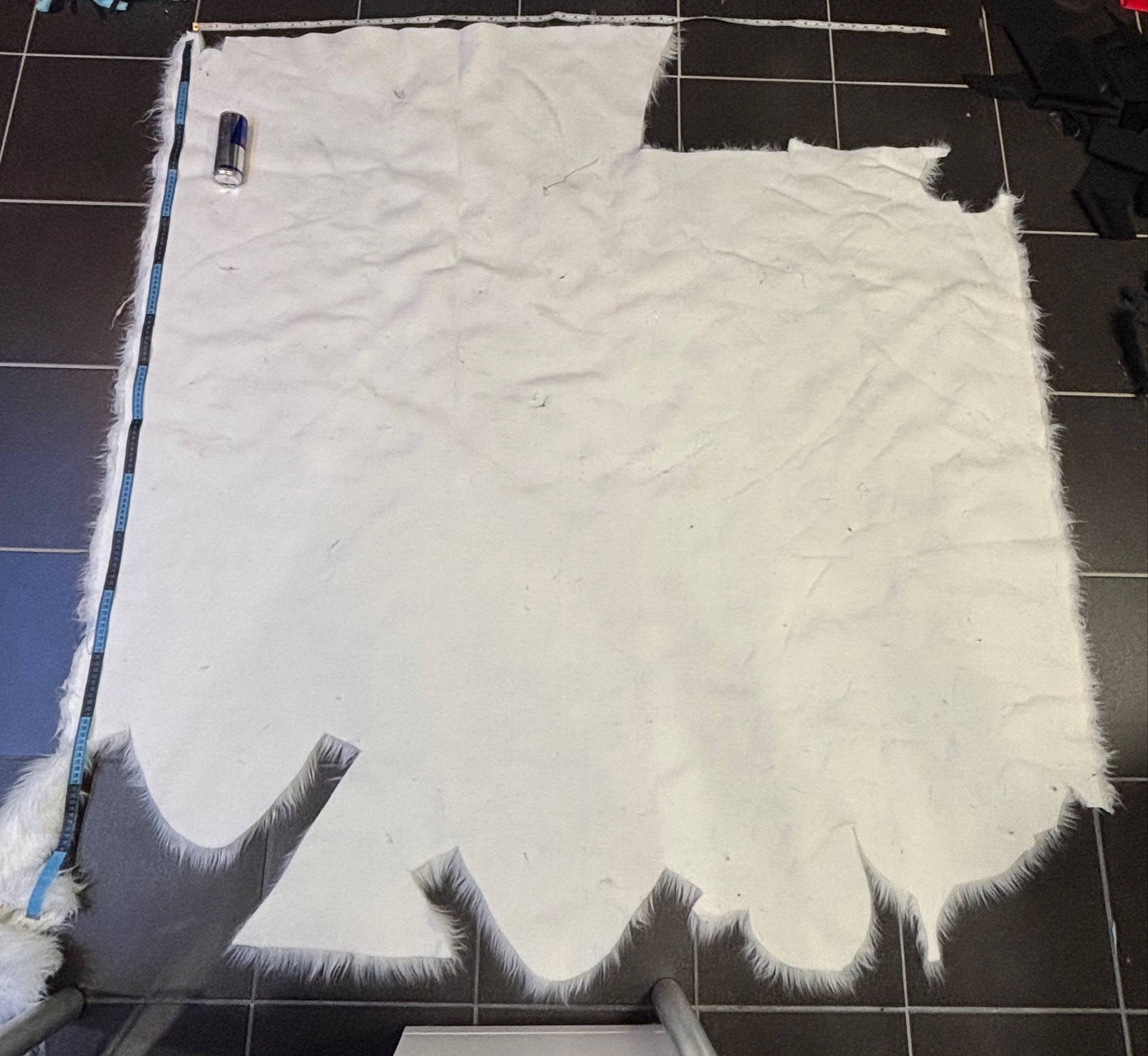 White Luxury 60mm Shag Pile - mohairbearmakingsupplies.co.uk